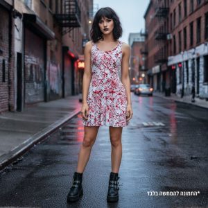 שמלת זומבי עם כתמי דם