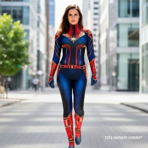 תחפושת קפטן מארוול לנשים