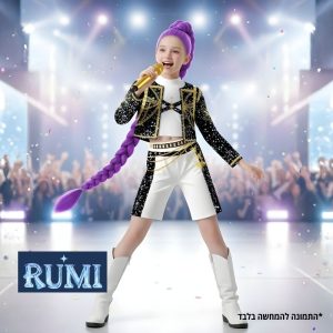 תחפושת רומיי קיי פופ לילדות - ציידות השדים פורים 2026